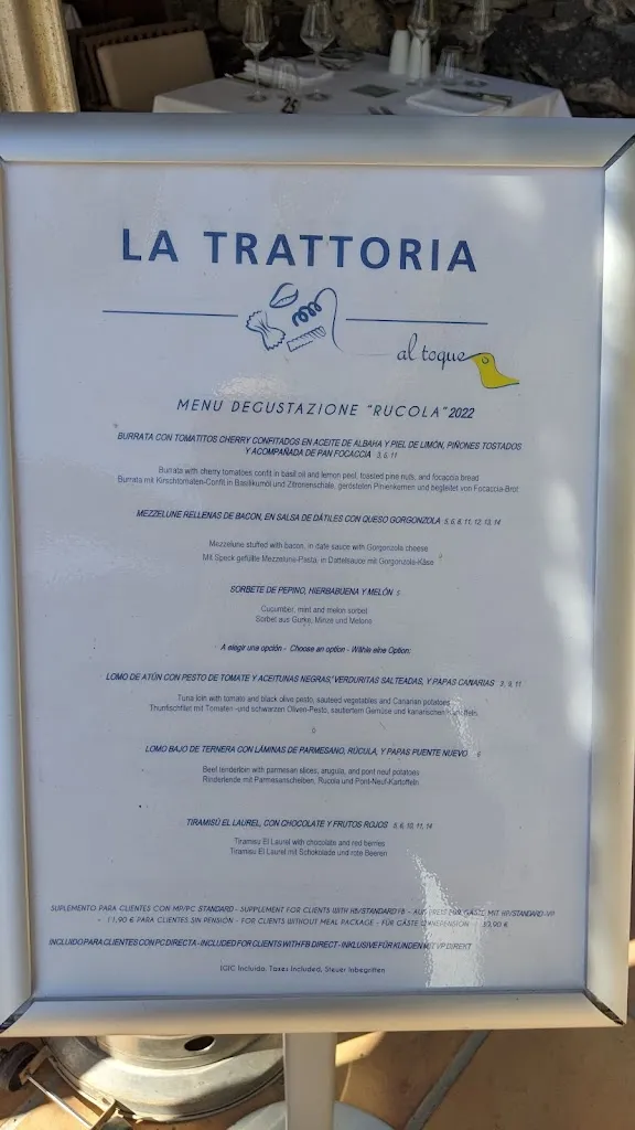 Menu_Club Laurel_San Sebastián de La Gomera_image_1