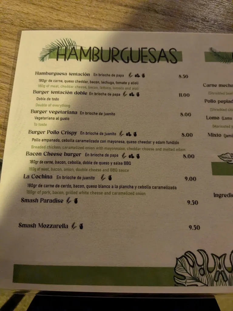 Menu_El Edén Burger_San Sebastián de La Gomera_immagine_3