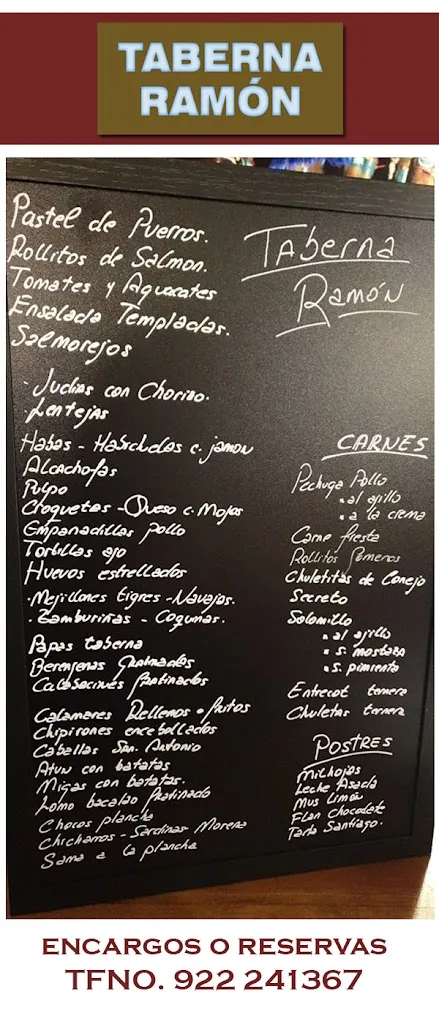 Menu_Taberna Ramón_Santa Cruz de Tenerife_image_2