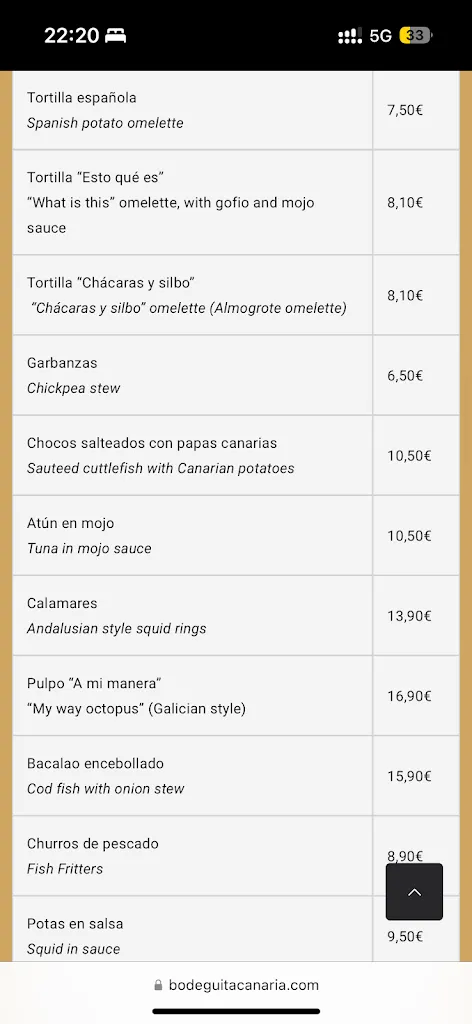 Menu_Bodeguita Canaria_Santa Cruz de Tenerife_image_4