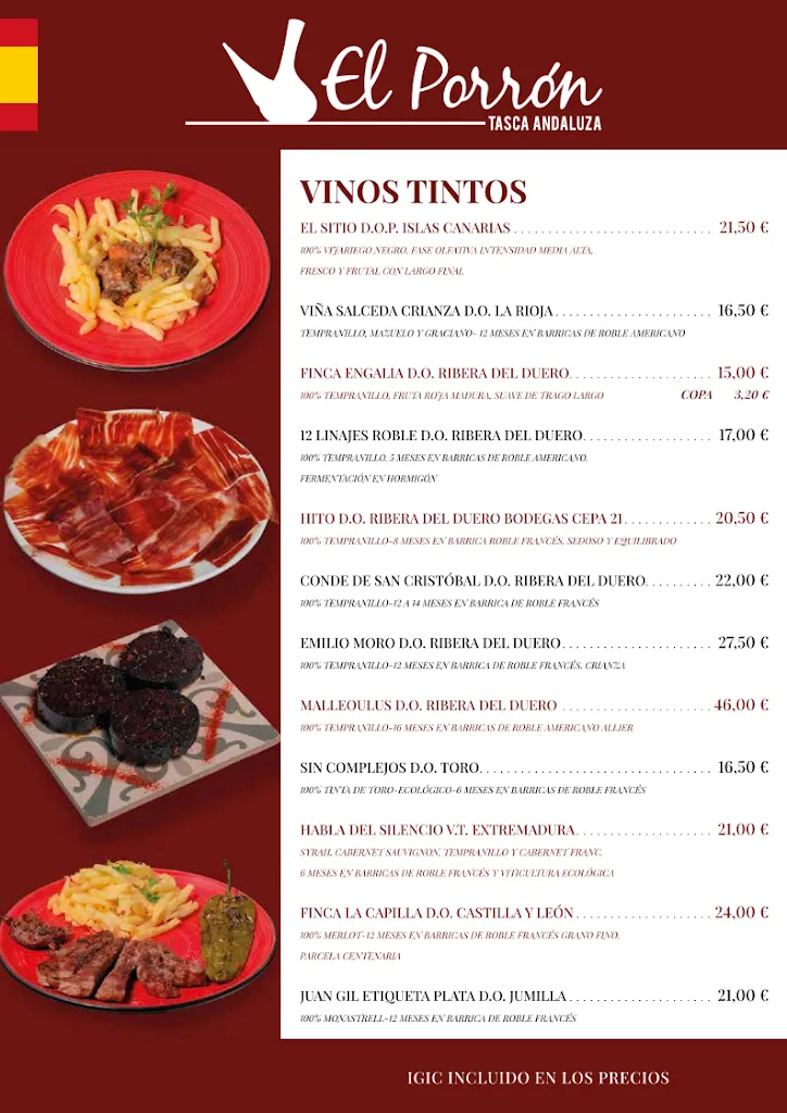 Menu_El Porrón Tasca Andaluza_Santa Cruz de Tenerife_image_4