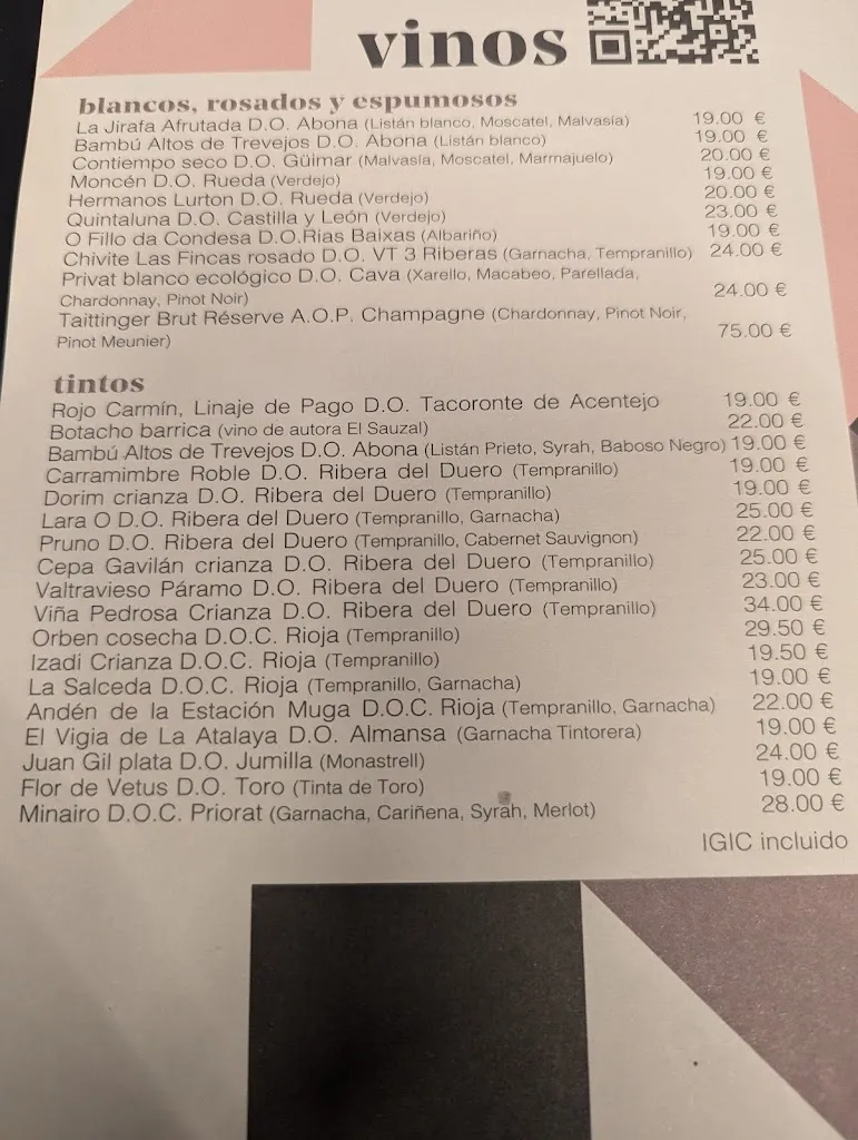 Menu_Restaurante Guannabí_Santa Cruz de Tenerife_image_1