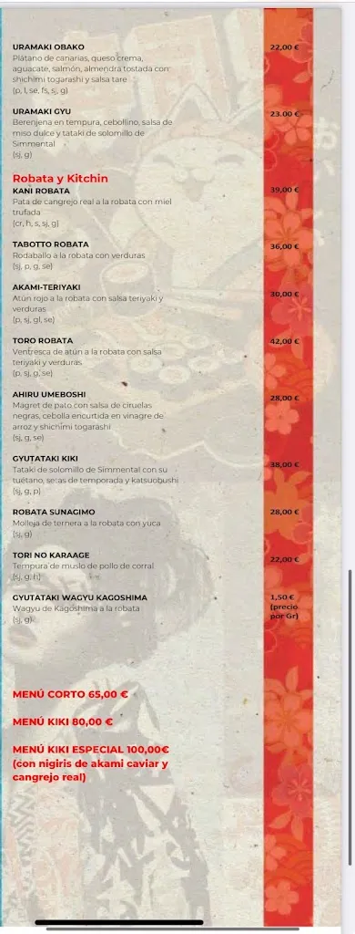 Menu_Kiki - japanese restaurant_Santa Cruz de Tenerife_immagine_4