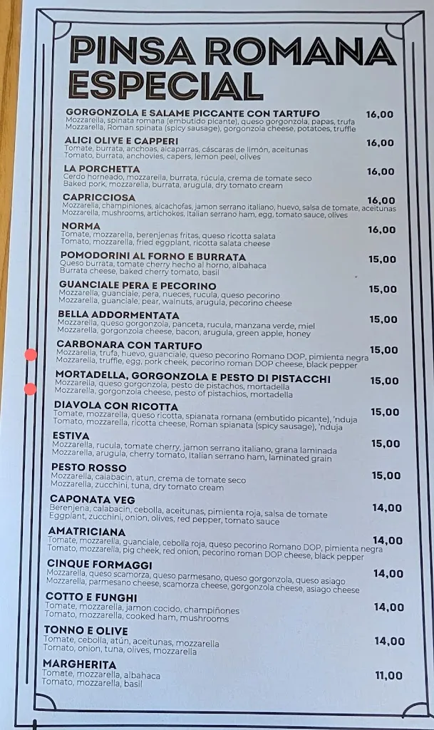 Menu_Cacio e Pepe_Santa Cruz de Tenerife_image_1