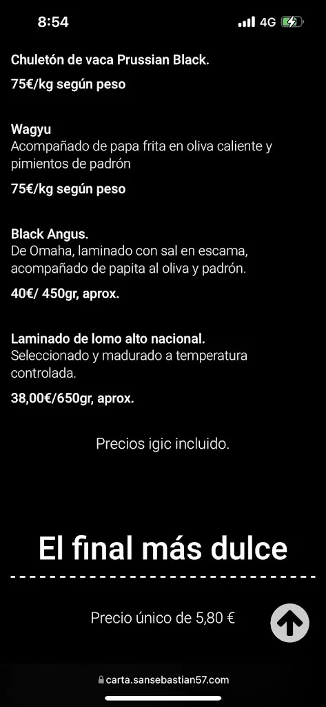 Menu_San Sebastián 57_Santa Cruz de Tenerife_immagine_3