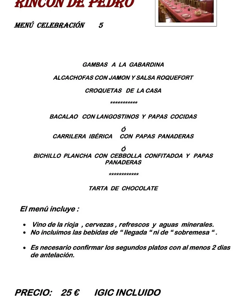 Menu_Restaurante Rincón de Pedro_Santa Cruz de Tenerife_image_4