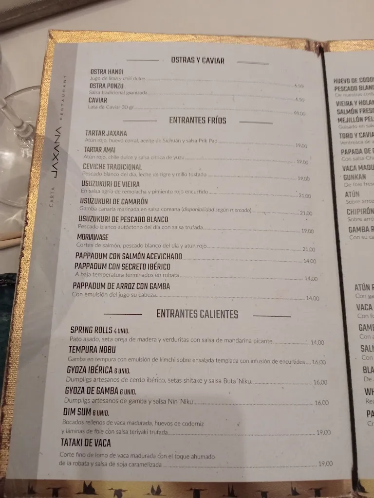 Menu_Jaxana Restaurant_Santa Cruz de Tenerife_image_2