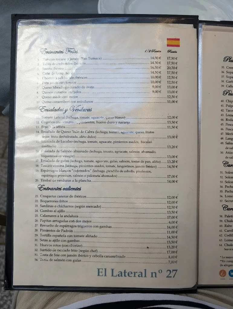 Menu_El Lateral 27_Santa Cruz de Tenerife_image_3