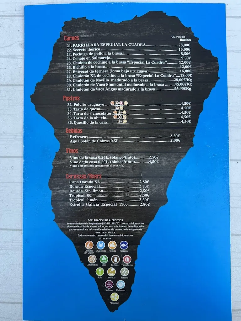 Menu_La Cuadra Del Palmero_Santa Cruz de Tenerife_image_1