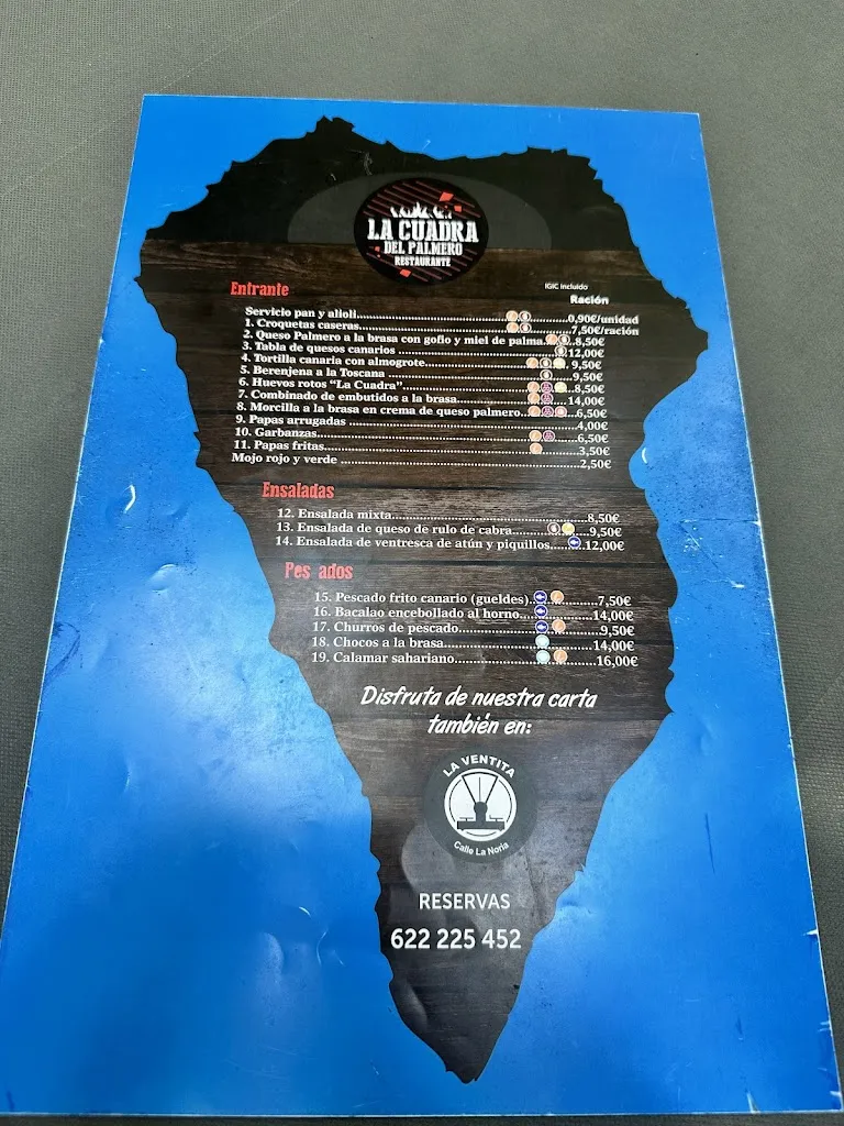 Menu_La Cuadra Del Palmero_Santa Cruz de Tenerife_image_4