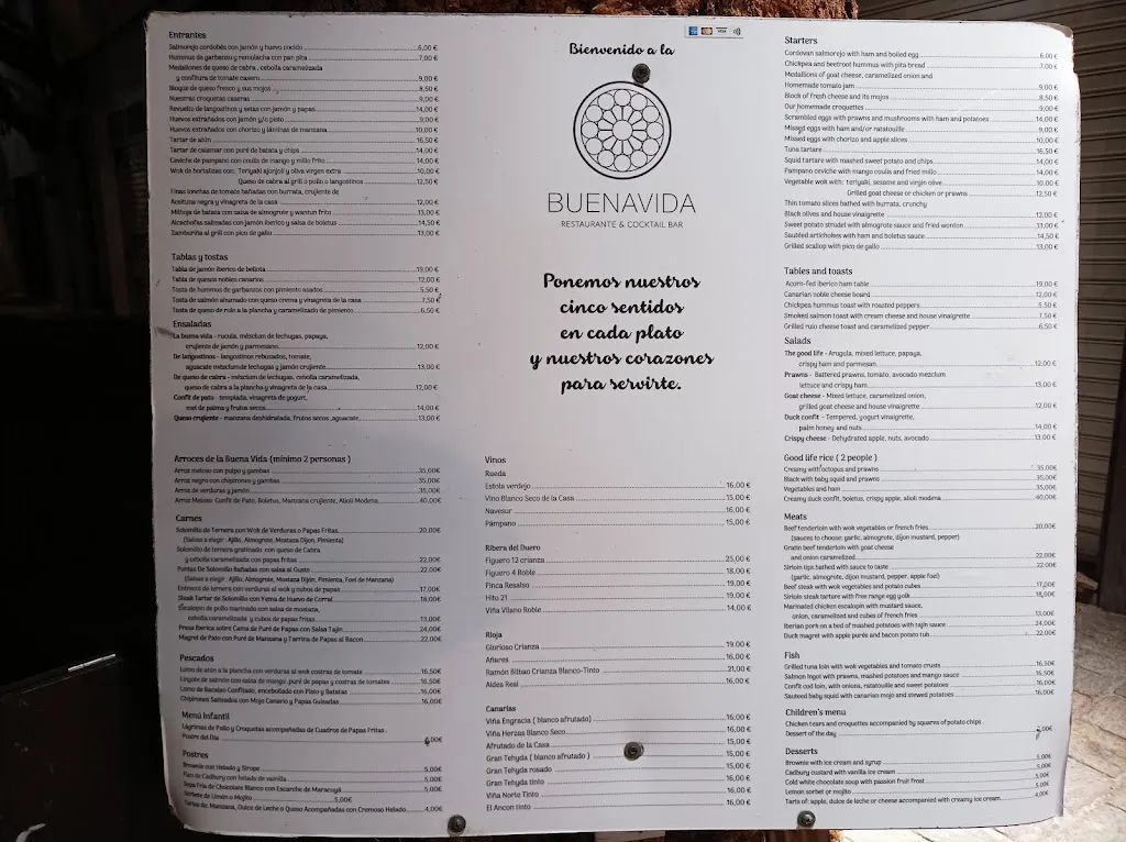 Menu_The Good Life_Santa Cruz de Tenerife_image_1