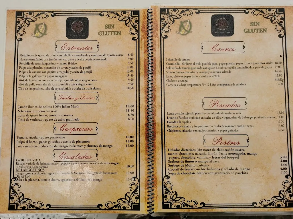 Menu_The Good Life_Santa Cruz de Tenerife_image_2