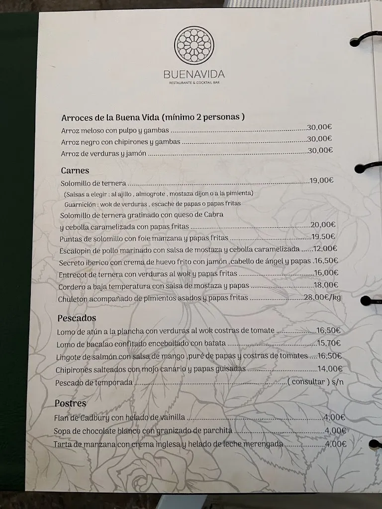 Menu_The Good Life_Santa Cruz de Tenerife_image_3