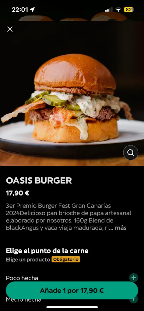 Menu_Ghio’s Burger Crafters_Santa Cruz de Tenerife_immagine_2