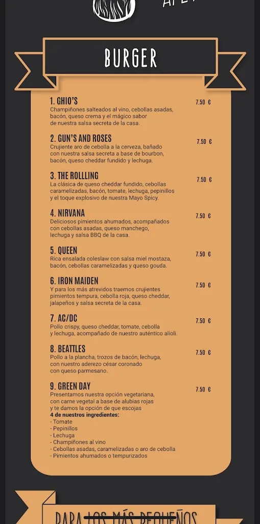 Menu_Ghio’s Burger Crafters_Santa Cruz de Tenerife_immagine_3