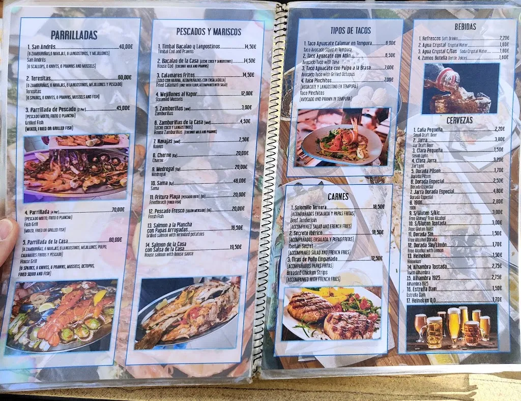 Menu_Los Pinchitos Restaurant_Santa Cruz de Tenerife_image_1