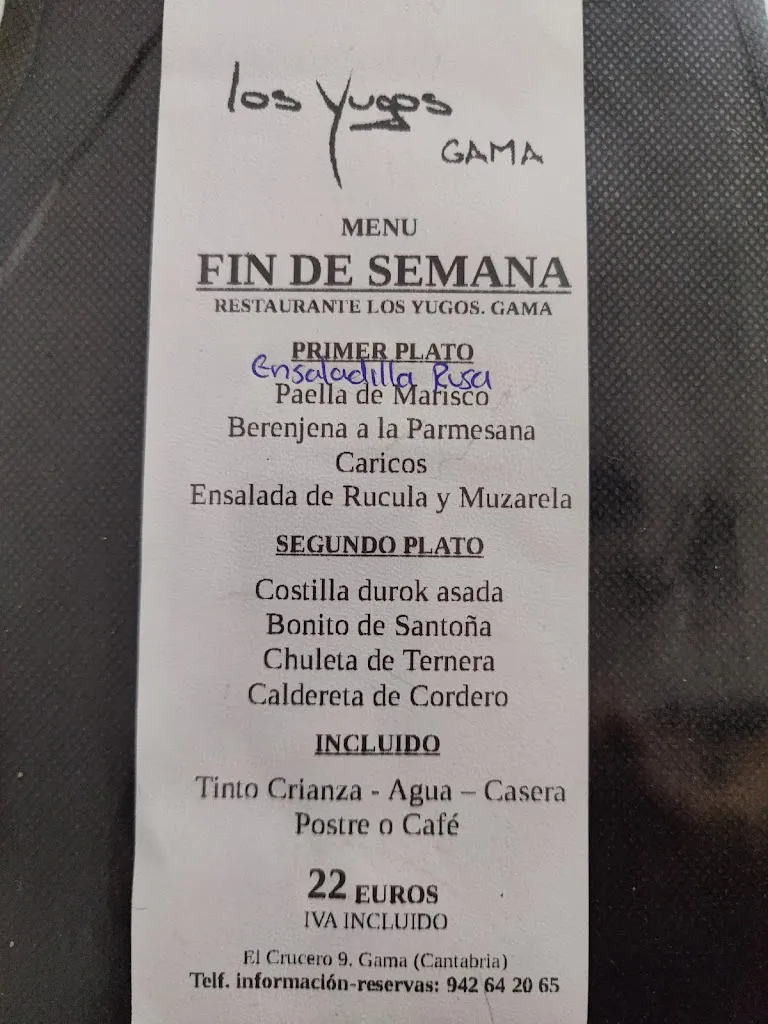 Menu_Restaurante Los Yugos_Bárcena de Cicero_image_1