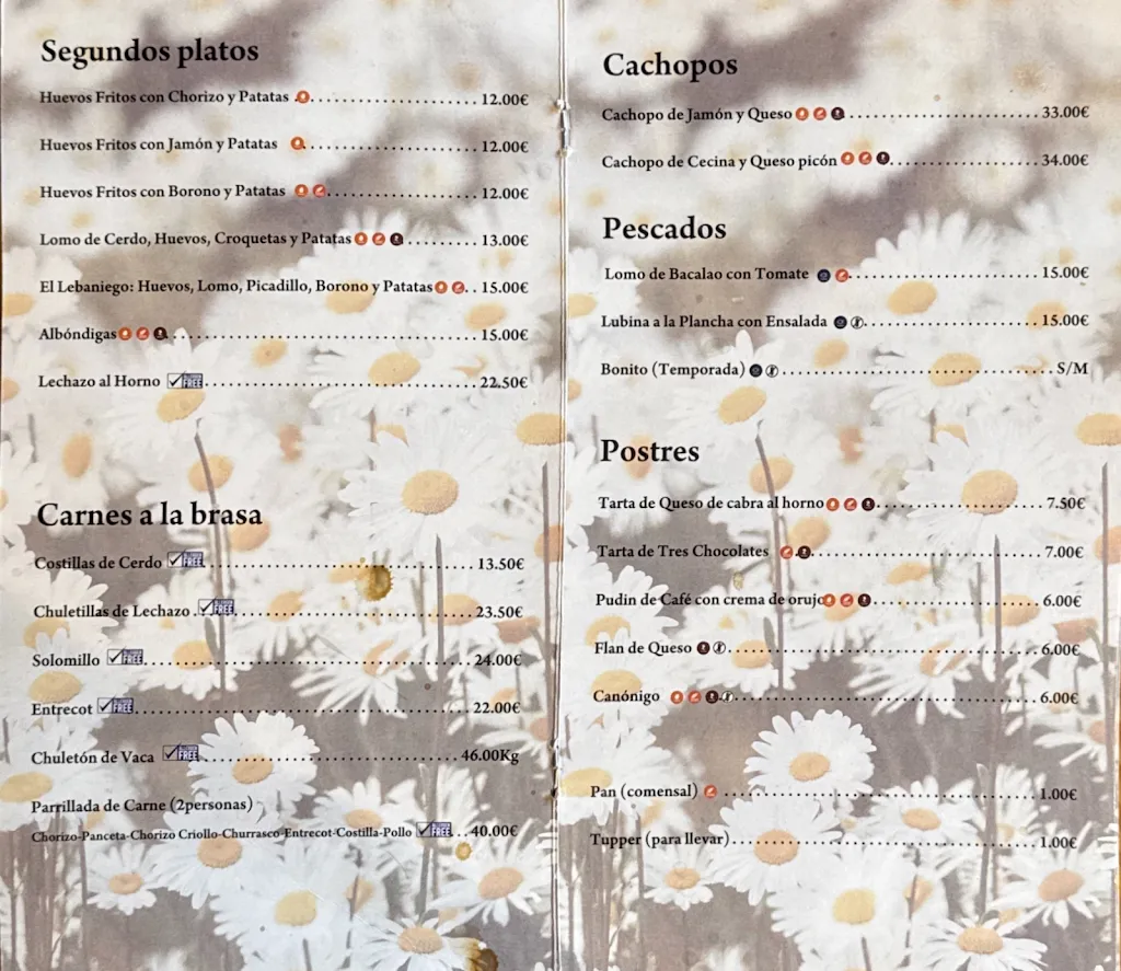 Menu_Venta de Vieda_Cabezón de Liébana_image_2