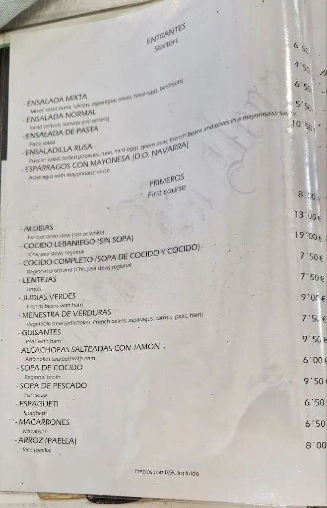 Menu_Mesón La Vega_Cabezón de Liébana_image_4