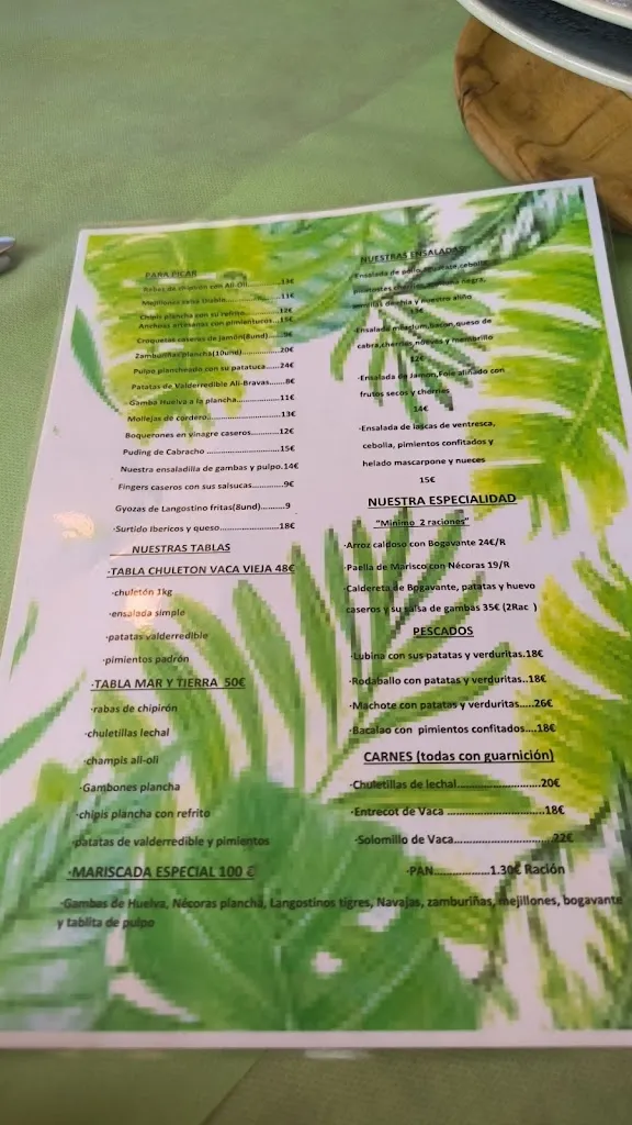 Menu_La Casa De Marino_Bareyo_image_1