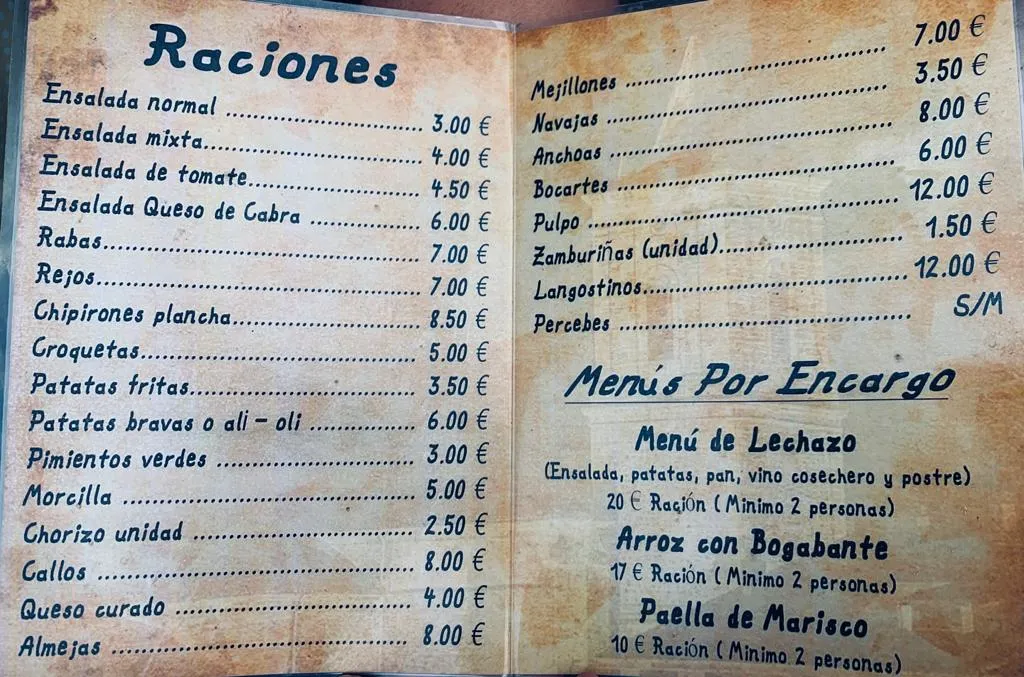 Menu_Mesón Lurcia_Bareyo_immagine_2