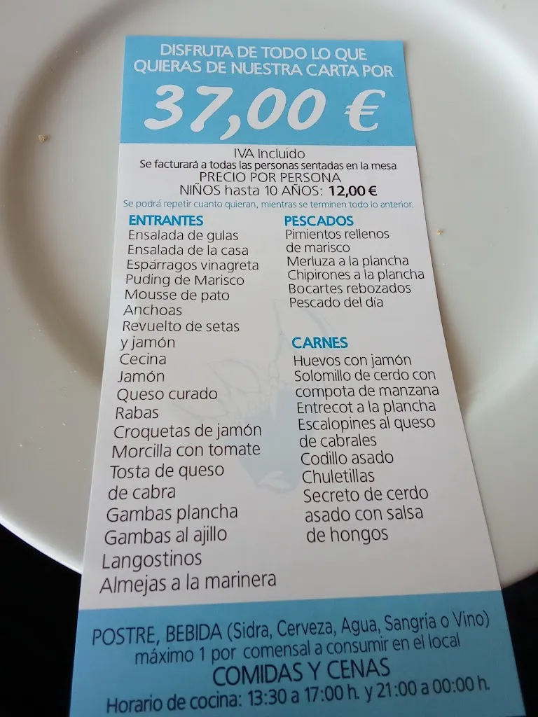 Menu_Restaurante El Rincón de Pitucos_Bareyo_image_1