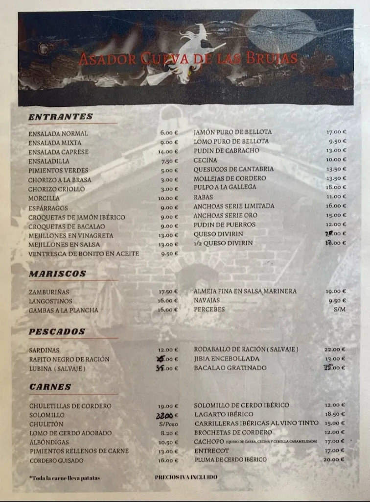 Menu_Asador Cueva De Las Brujas_Bareyo_image_1