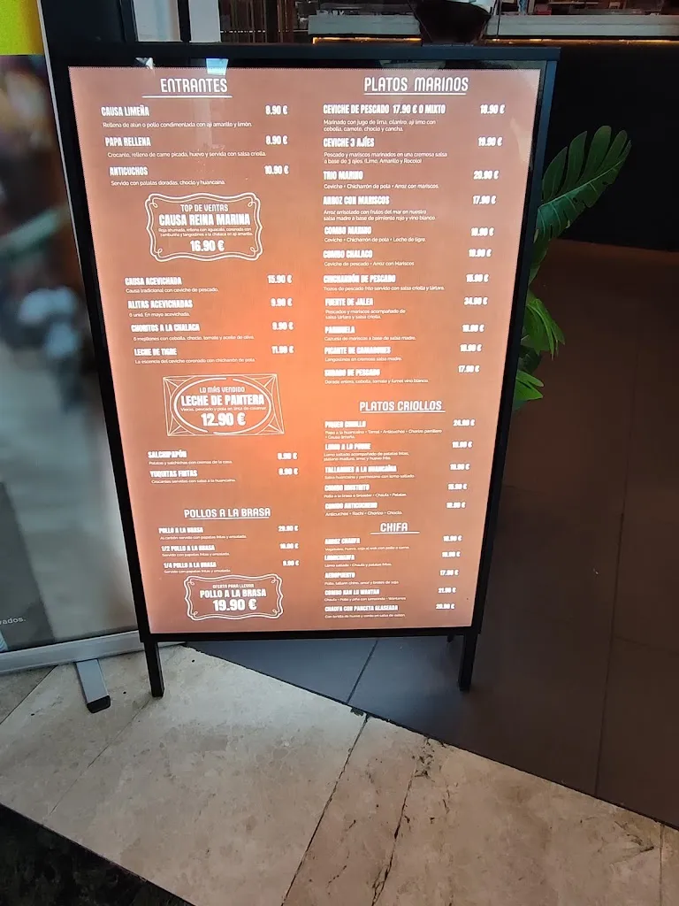 Menu_La Bajada Street Food - Ciudad Lineal - Restaurante Peruano_Fuensanta_image_2