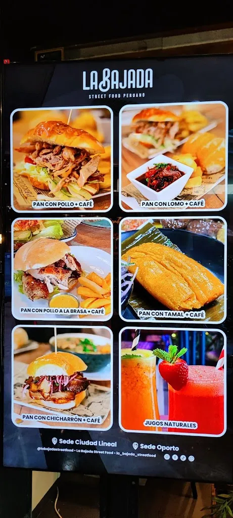 Menu_La Bajada Street Food - Ciudad Lineal - Restaurante Peruano_Fuensanta_image_4