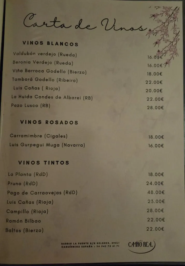 Menu_Restaurante Camino Real de Selores_Cabuérniga_image_1