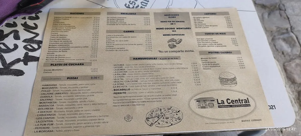 Menu_Asador la Central_Cabuérniga_image_2