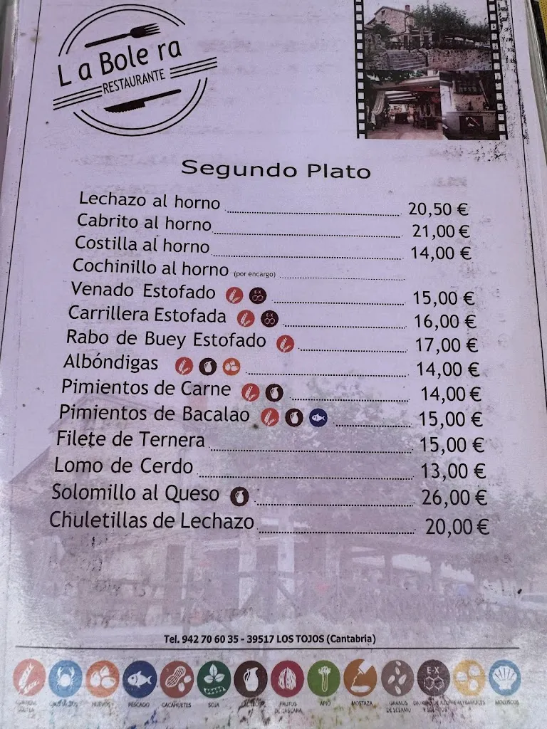 Menu_Restaurante La Bolera_Cabuérniga_immagine_1
