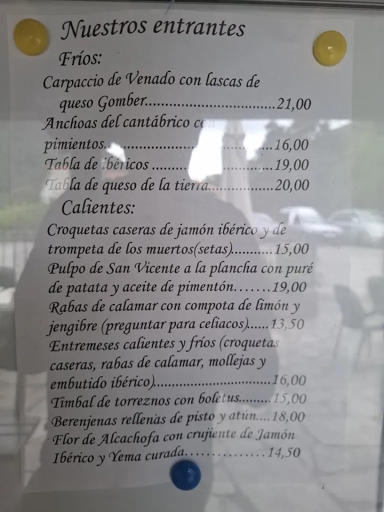 Menü_Casa Lucas_Cabuérniga_Bild_1