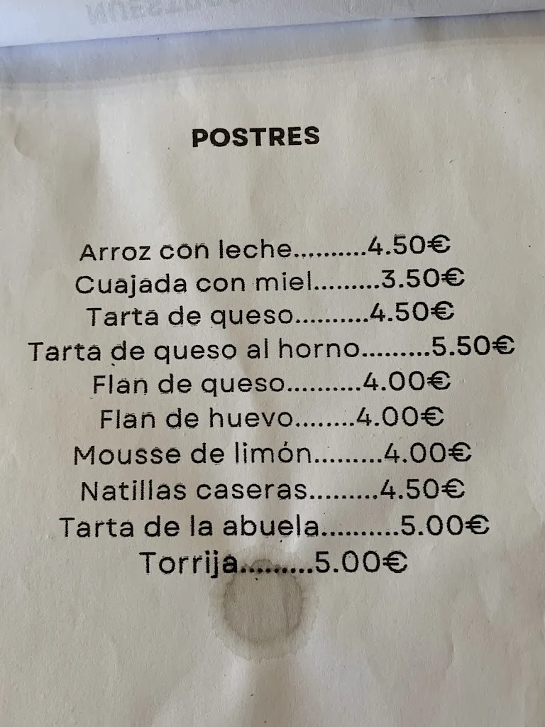 Menü_Restaurante La Montañesa_Cabuérniga_Bild_4