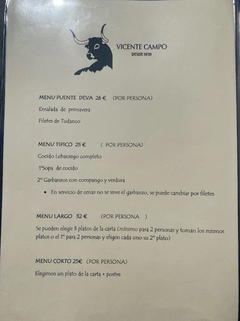 Menu_Vicente Campo Restaurante_Camaleño_image_1