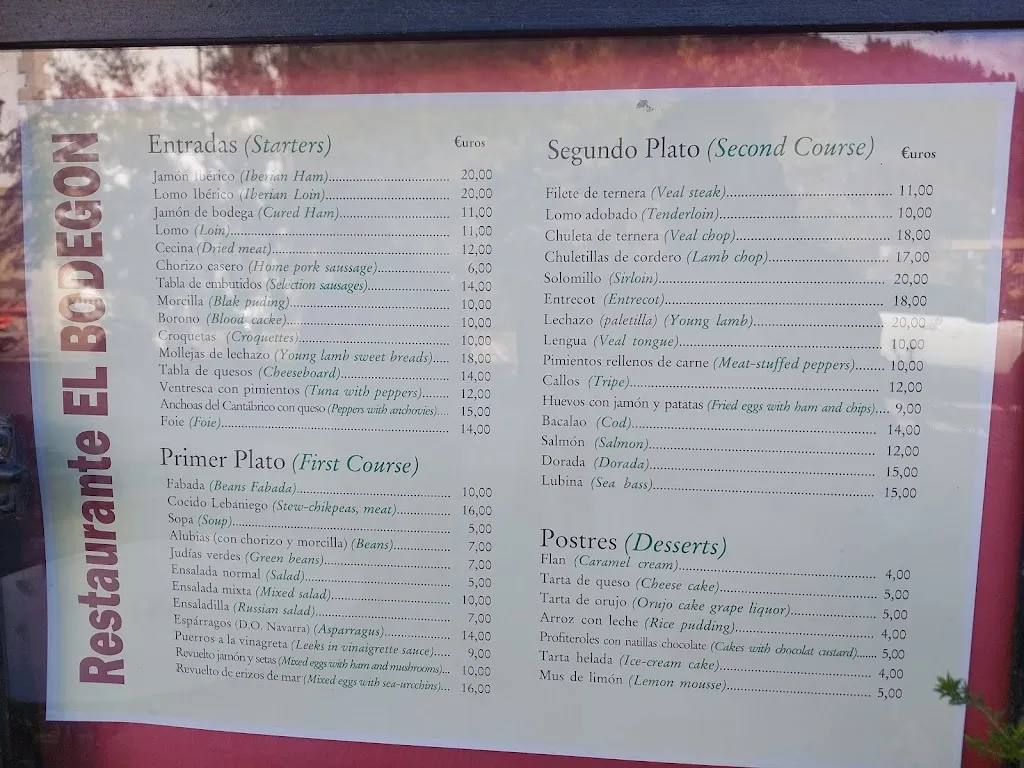 Menu_Restaurante El Bodegón_Camaleño_image_1