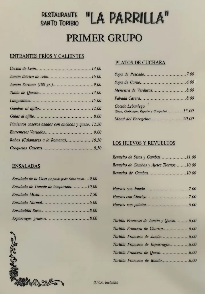 Menu_La Parrilla Santo Toribio_Camaleño_image_4