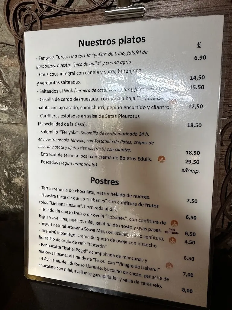 Menu_La Soldrería_Camaleño_image_4