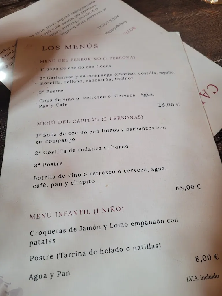 Menu_El Cenador del Capitán_Camaleño_image_4