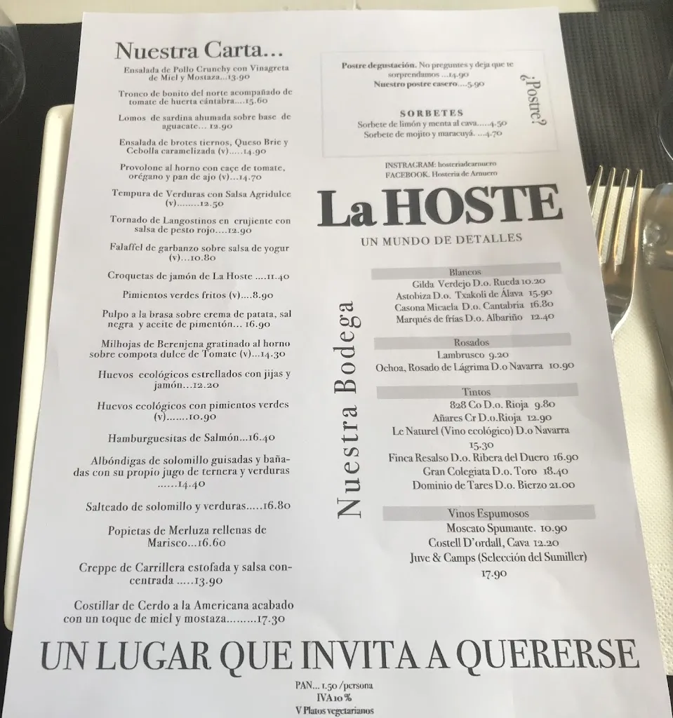 Menu_Hostería de Arnuero_Arnuero_image_2