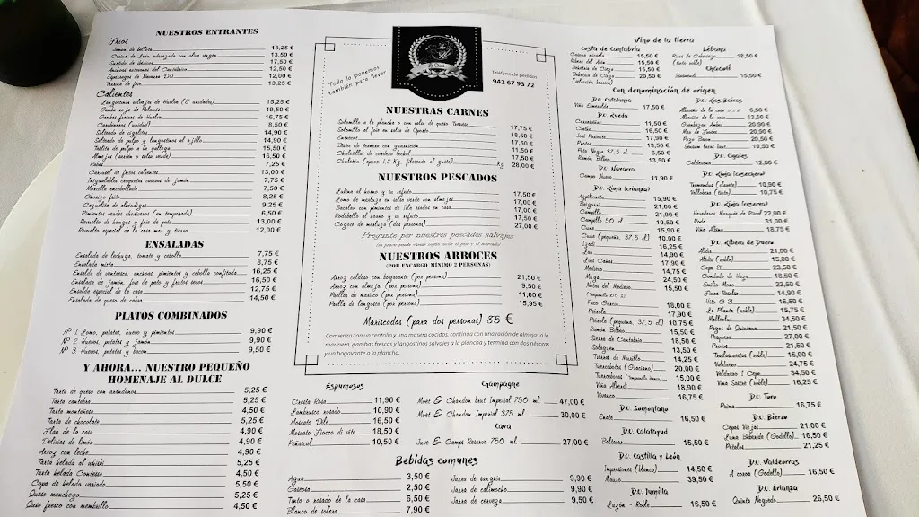 Menu_Restaurante la Chata_Arnuero_image_2