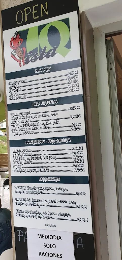 Menu_Isla Playa - LQ Isla_Arnuero_immagine_4