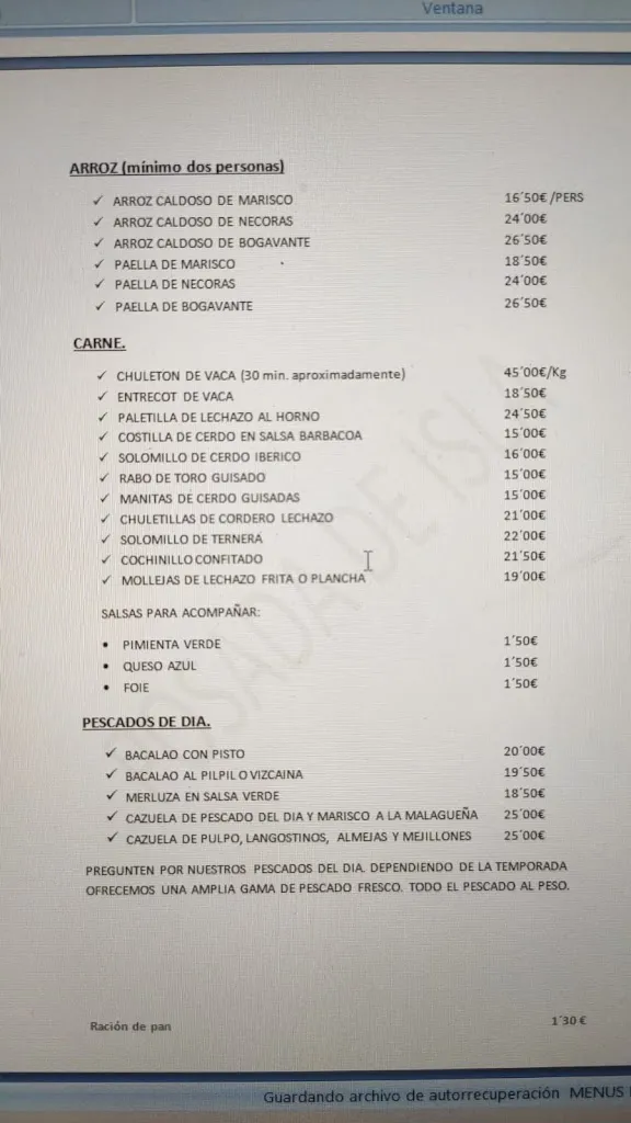 Menu_Posada de Isla_Arnuero_image_2