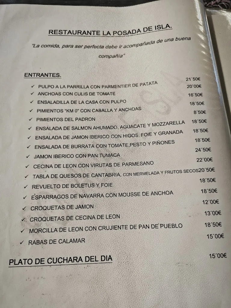 Menu_Posada de Isla_Arnuero_image_4