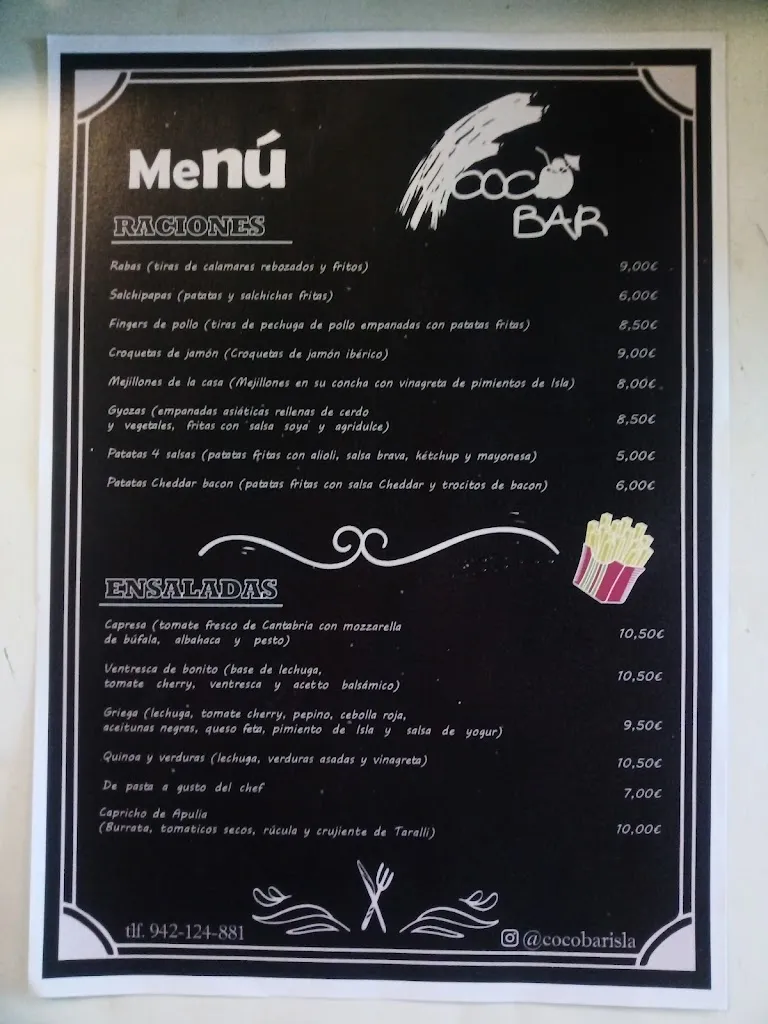 Menu_Cocobar Isla_Arnuero_image_3