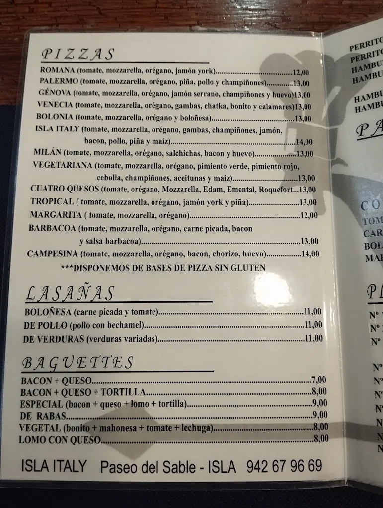 Menu_Pizzeria Isla Italy_Arnuero_image_4