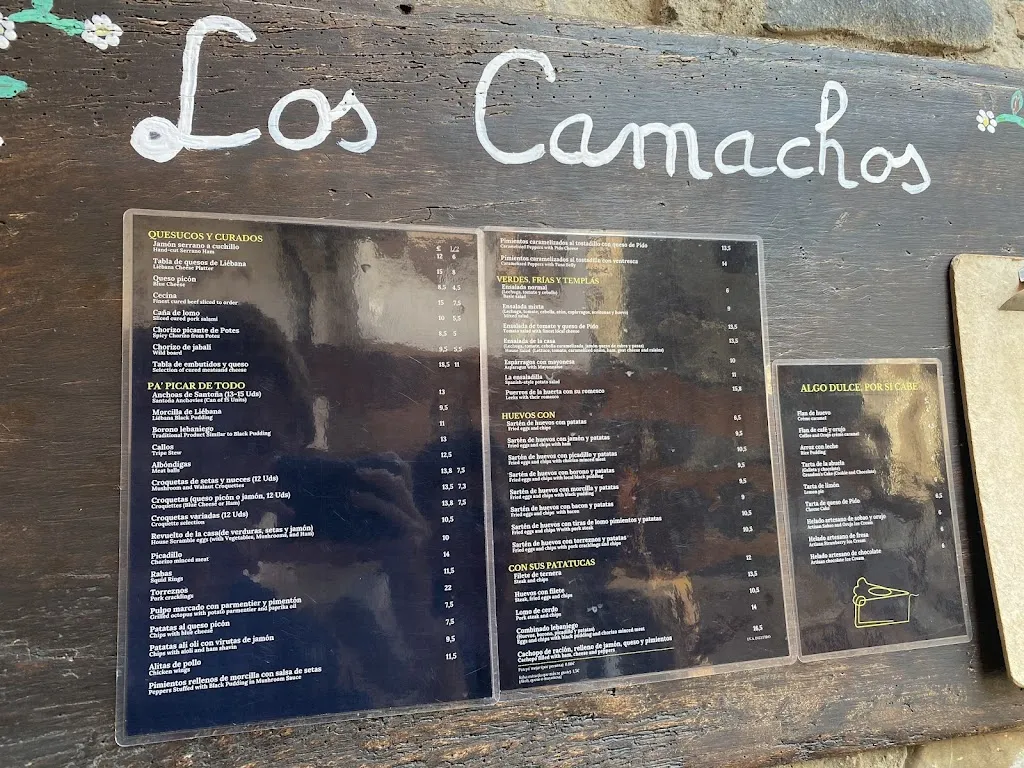 Menu_Bar Restaurante Los Camachos_Cillorigo de Liébana_image_3