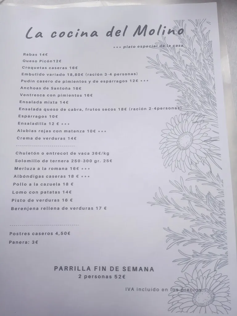 Menu_El Molino de Vejorís_Corvera de Toranzo_image_2