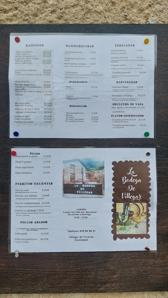 Menu_La Bodega de Villegar_Corvera de Toranzo_image_1