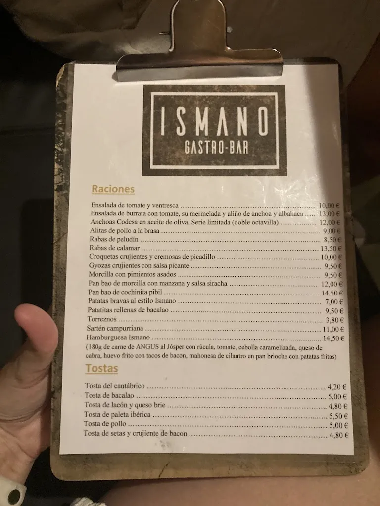 Menu_Ismano Gastrobar_Campoo de Enmedio_image_4